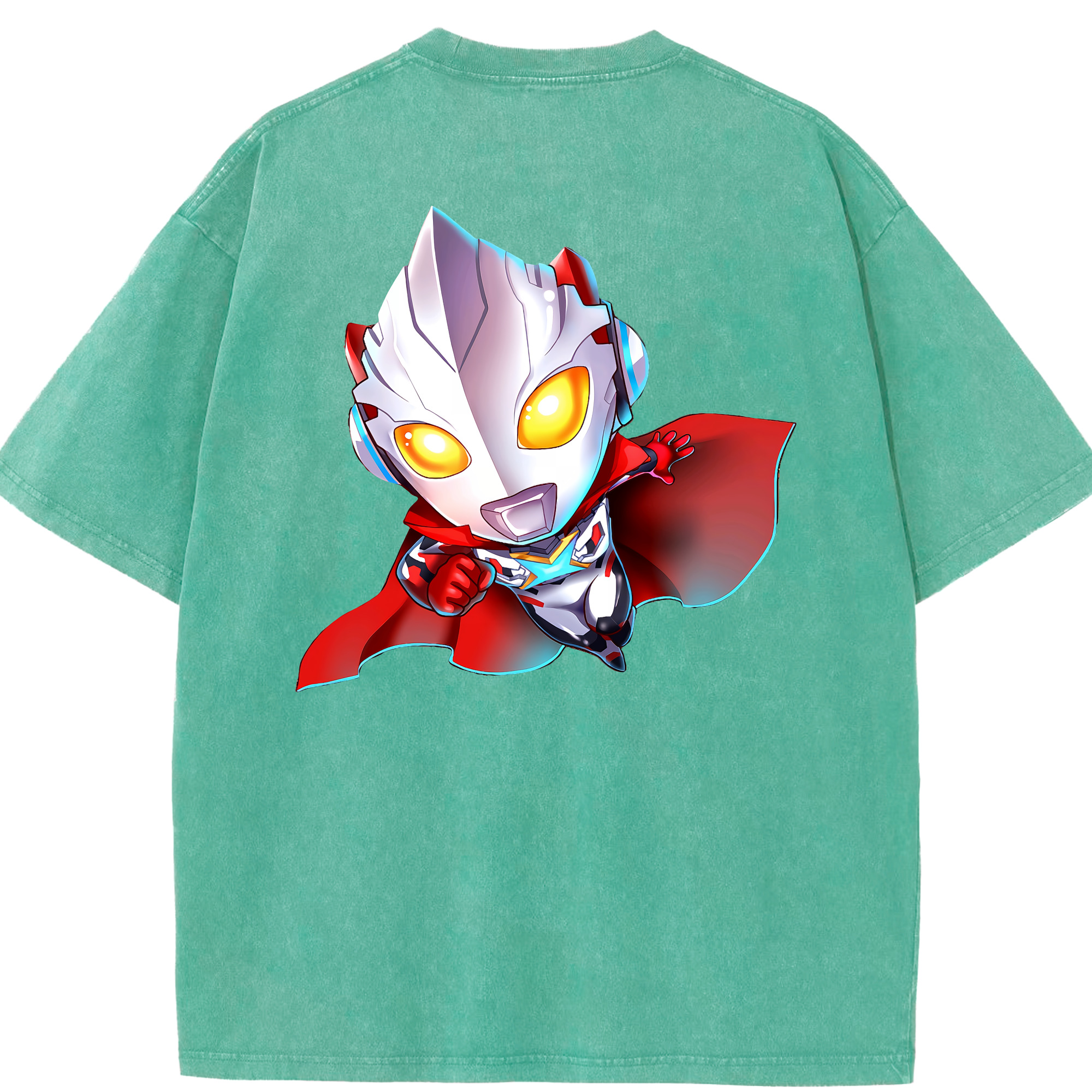 （画像用） ウルトラマン Ultraman 綿100% ヴィンテージ風 半袖Tシャツ（背面プリント）
